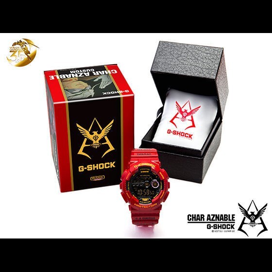 CASIO G-SHOCK x Gundam 35th Anniversary Char Aznable Model GD-100