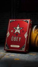 OBEY Playing Cards Red New Deck
