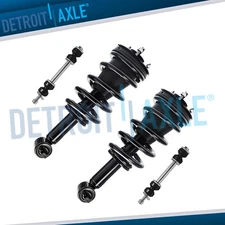 Front Struts & Spring Sway Bars for 2014 - 2018 Chevy GMC Silverado Sierra 1500