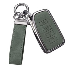 Compatible with Lexus Key Fob Cover with Keychain Leather Key Case Protector ...