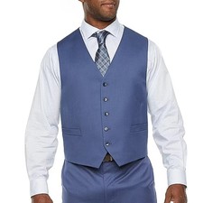 Men's Shaquille O'Neal Big Tall Suit Vest - Blue - 2XL - NWT
