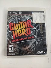 Guitar Hero: Warriors of Rock (Sony PlayStation 3, 2010) PS3 CIB Tested Working