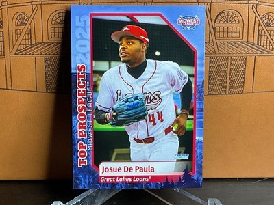Josue De Paula, Los Angeles Dodgers #1 Prospect - 2025 MiLB Top Prospects Card
