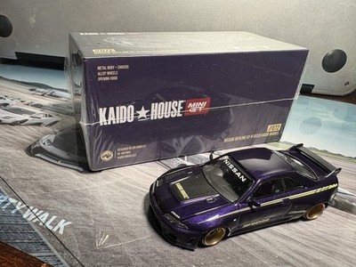 Mini GT Kaido House Chase Nissan Skyline GT-R R33 Purple
