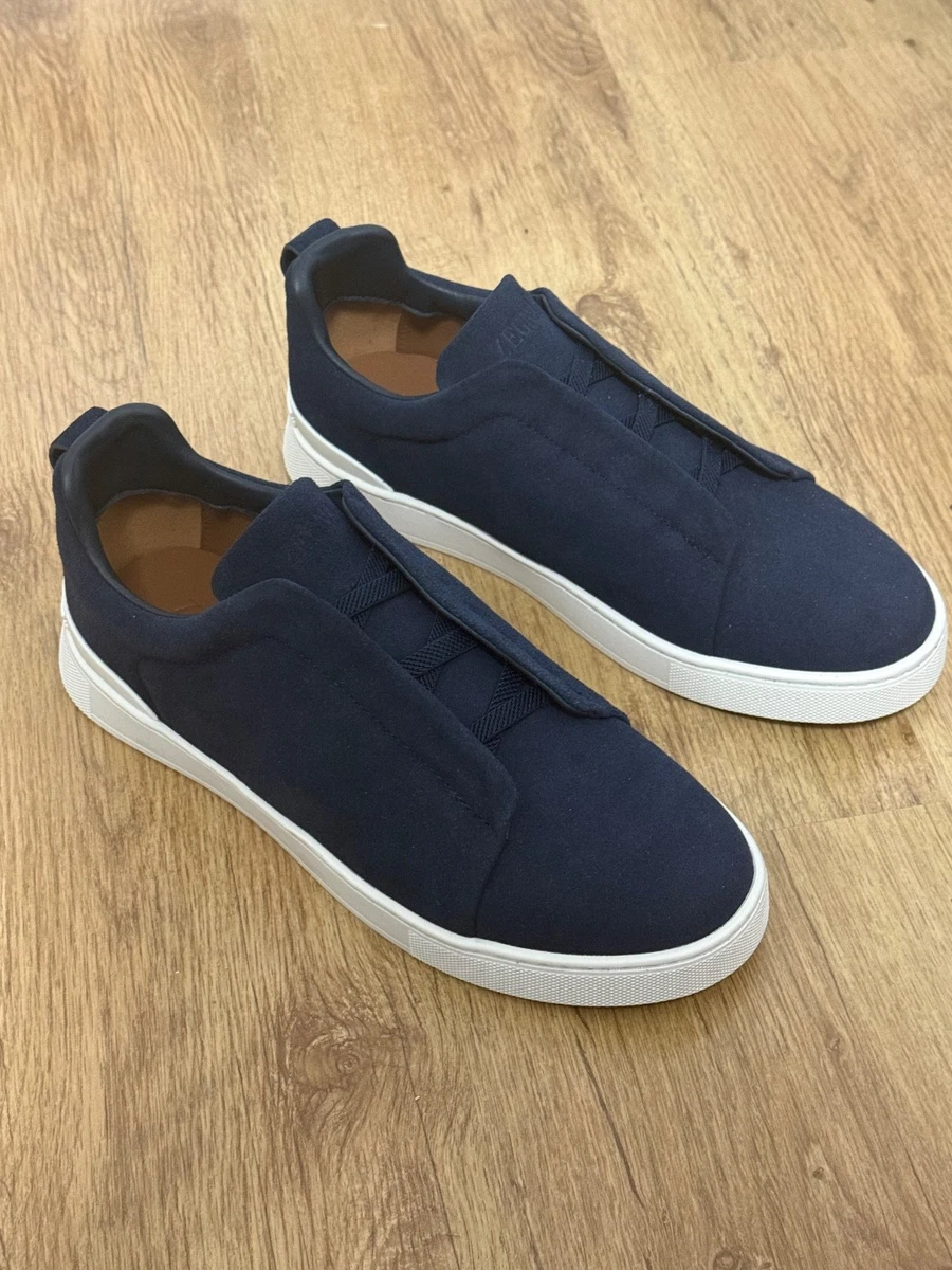 Suede Casual Blue Ermenegildo Zegna Shoes for Men for sale | eBay
