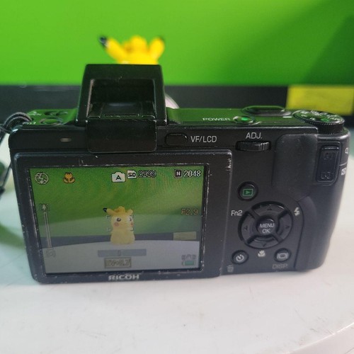 Ricoh GX200 Compact Digital Camera 12.1MP Used Color Black w/lens tested - Picture 12 of 14