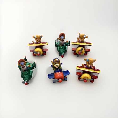 Lote completo de 6 aviones McDonalds Happy Meal Toys Disney Talespin 1989 vintage - Imagen 1 de 6