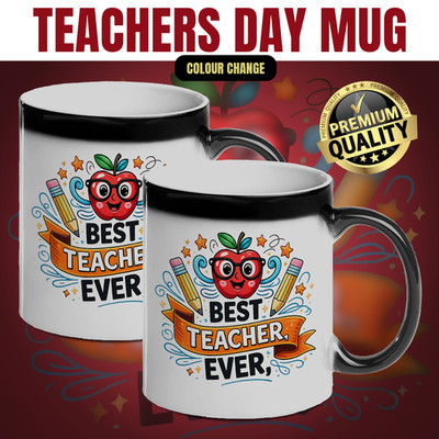 Best Teacher Magic Mug Heat Changing Coffee Cup Teacher Appreciation Gift