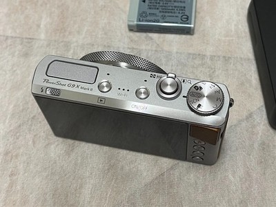 Canon PowerShot G9X Mark II Digital Camera Silver Boxed Made in