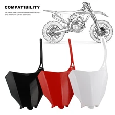 For Honda CRF250R CRF450R 2017-2020 Motocross Front Number Plastic Plate Fairing