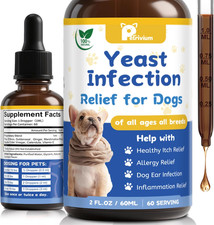Yeast Infection Treatment for Dog, Natural Dog Yeast Infection Relief for Itchy