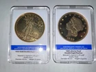 1933 Double Eagle & 1849 Liberty Head $20 Gold Replica Coins