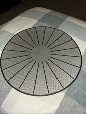 Induction Cooktop Mat Silicone Fiberglass Non Slip Scratch Protector 9.4 in