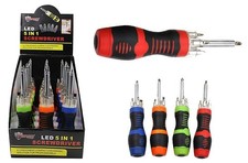 Diamond Visions Max Force 08-1484 5-in-1 LED Screwdriver in Assorted Colors...