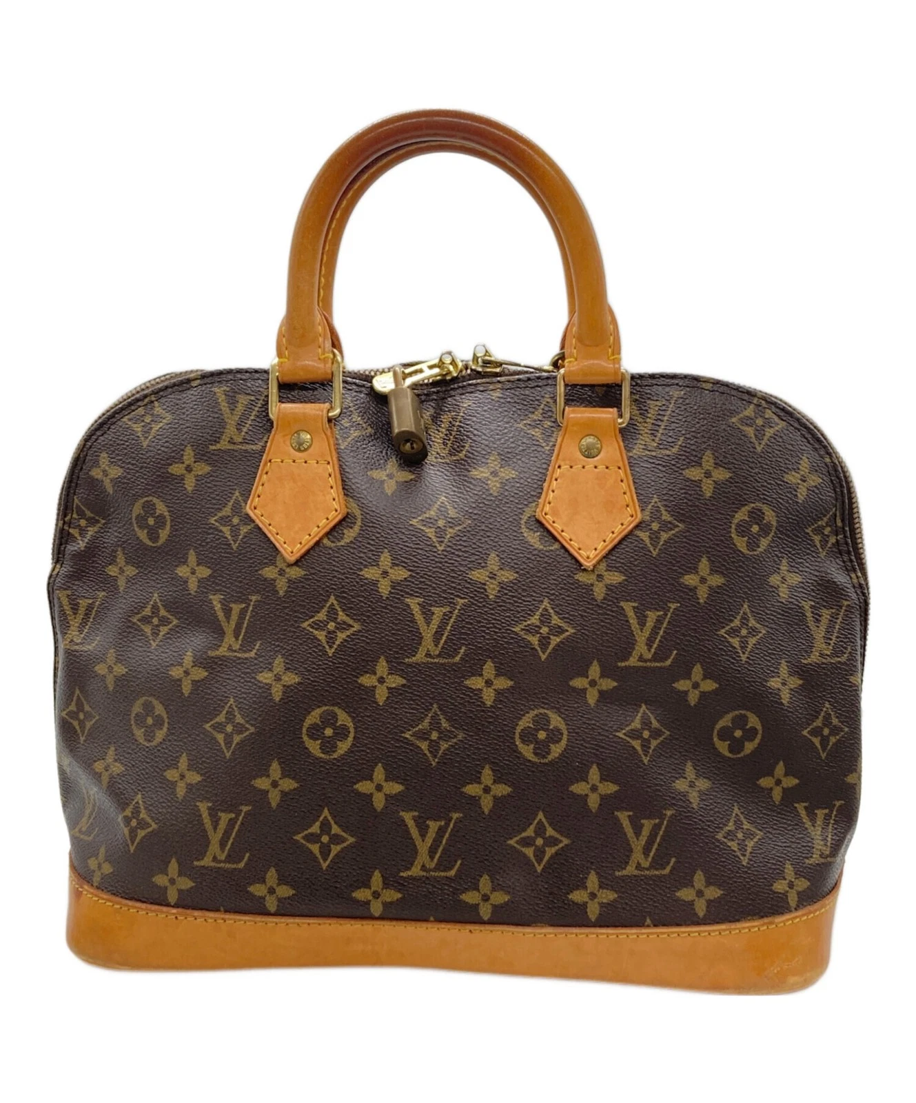 Vuitton — Louis Vuitton Alma M51130 Coated Canvas Handbag #TFB4881