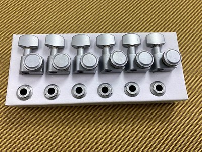 Fender Schaller Locking Tuners Brushed Chrome 6L (6-in-line) ate 90 s   rare  