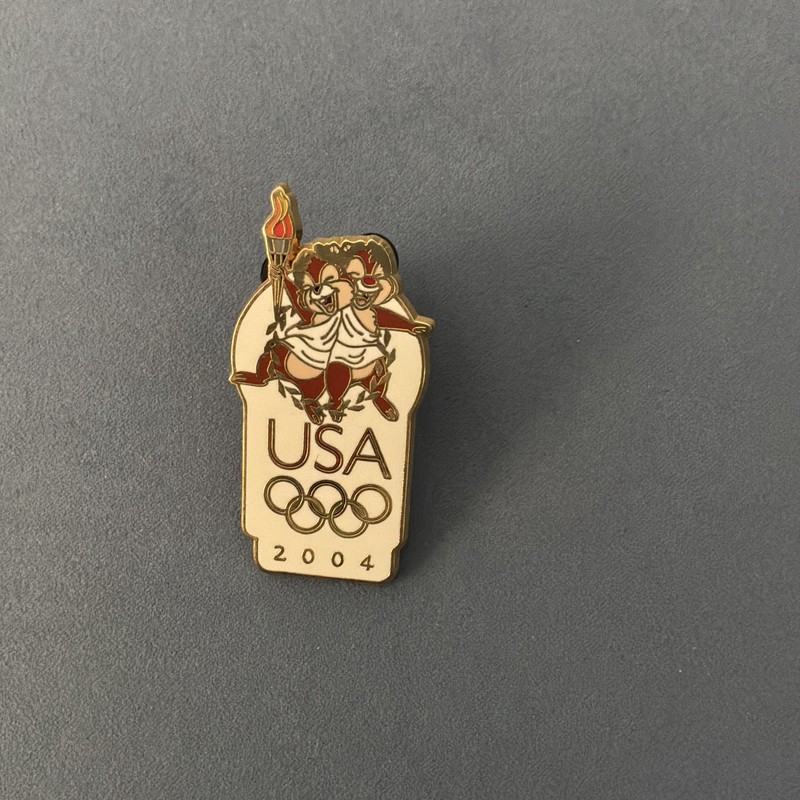 Disney Mickey Mouse Single Pin Trading USA Olympics Theme 2004