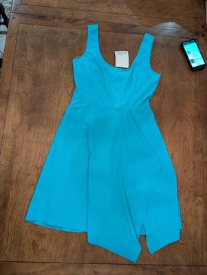 Belle BADGLEY MISCHKA Womens Dress Fit & Flare. Size 4 NEW W/ TAGS - turquoise 