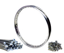 BSA 18" WM1 Rim & Spoke Kit - Bantam 5 1/2"-Front or Rear- D7 D10 D13 D14 D175