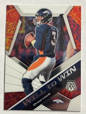 2020 Panini Mosaic #WW17 Drew Lock Denver Broncos Will to Win