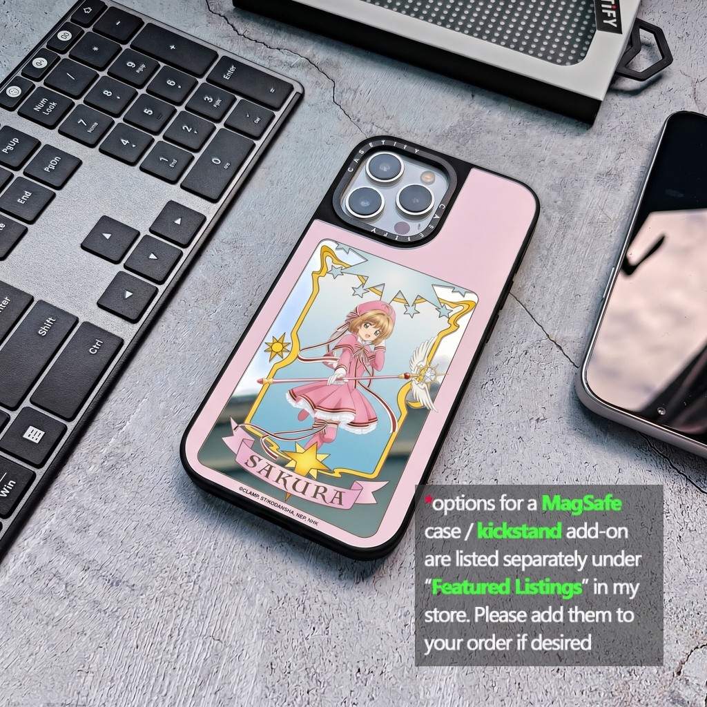 Cardcaptor Sakura Casetify Case for iPhone 13-17 optional MagSafe