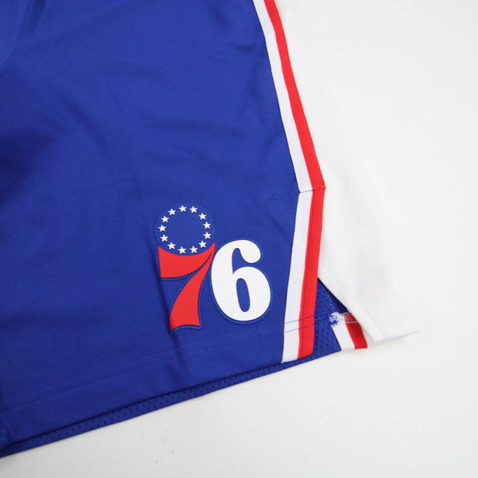 Philadelphia 76ers Nike NBA Authentics Game Shorts Men's Blue/White New - Image 2 of 4