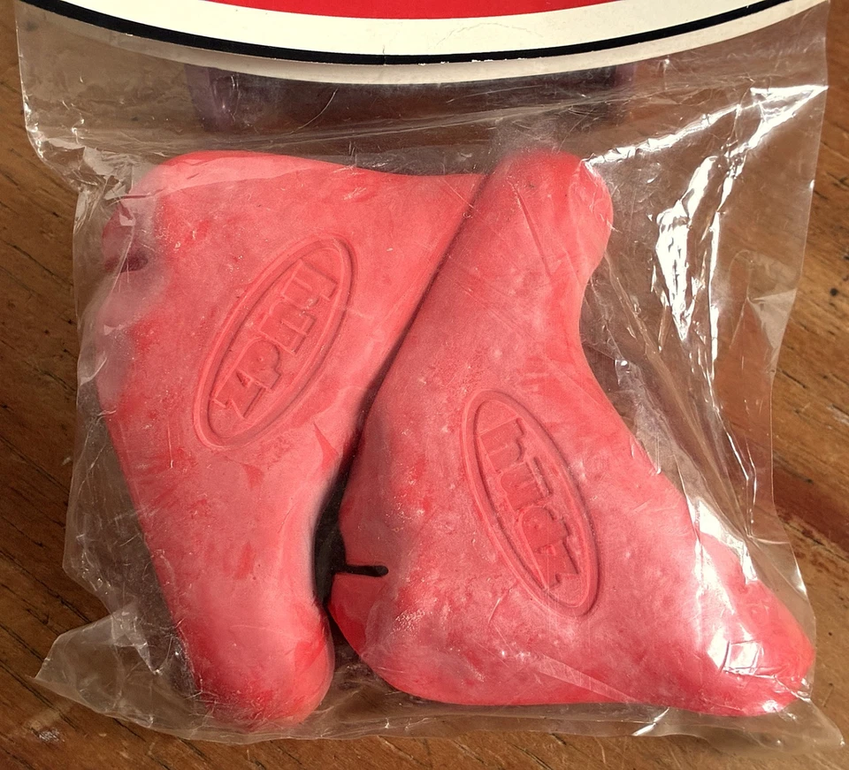 Novo Hudz Campagnolo 10s Capuzes de Alavanca de Freio Roubaix Vermelho Macio no Pacote Fabricado nos EUA - Imagem 3 de 4