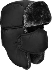 Unisex Winter Trooper Trapper Hat Warm Hats Hunting Hat with Ear Flaps