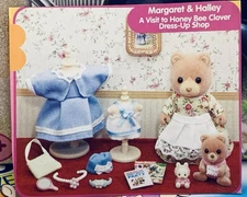 Sylvanian Familes Calico Critters Margaret & Halley DRESS UP SHOP