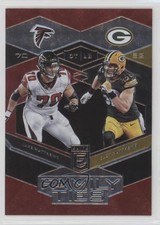 2017 Donruss Elite Family Ties Red 89/99 Clay Matthews Jake Matthews #4 a3q