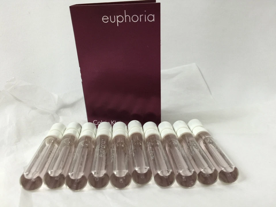 20 Calvin Klein Euphoria Mujeres 0,04 OZ Muestra Viaje Spray con Tarjetas NUEVO 20 Foto 2 de 2