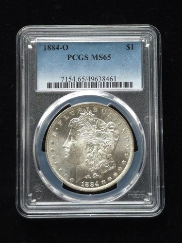 1884-O Morgan Silver Dollar PCGS Graded MS65 #49638461