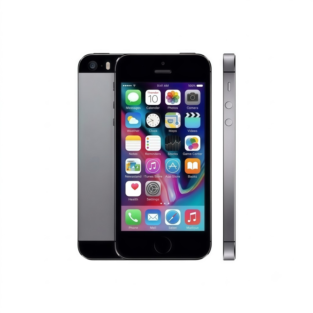 Apple iPhone 5s -64GB - Space Gray - Factory Unlocked - Good