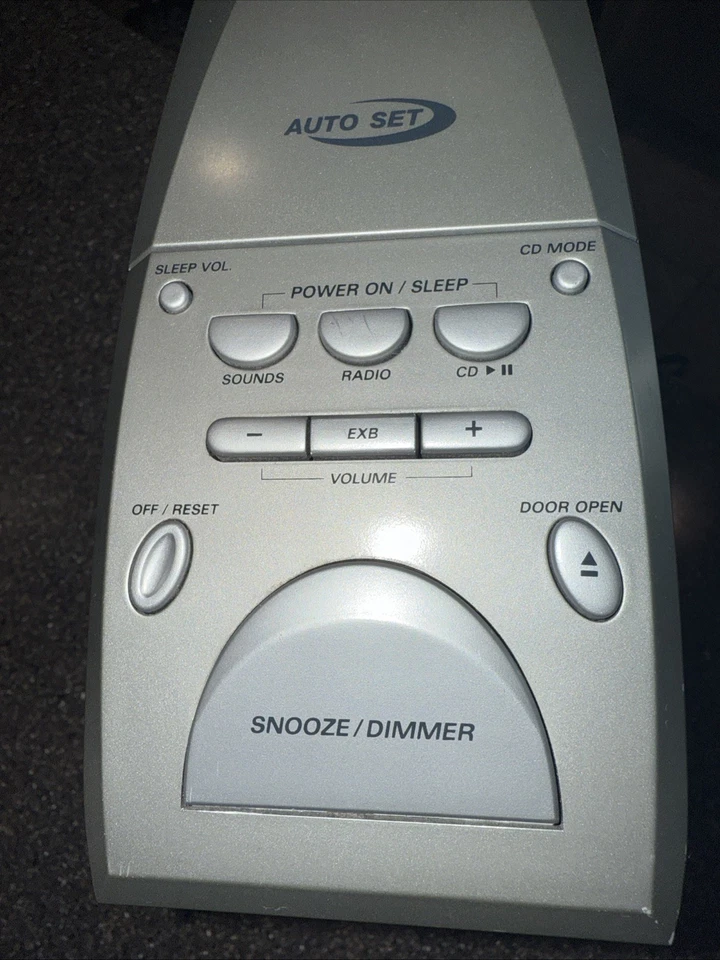 Vintage Timex Stereo CD Player Radio am/fm Auto Digital Alarm Clock T625T Tested - Image 4 of 4