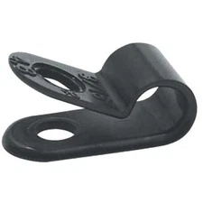 50pc HEYCO 3314 Cable Clamp, Light Duty, Screw Mount, Nylon , Natural, CCL