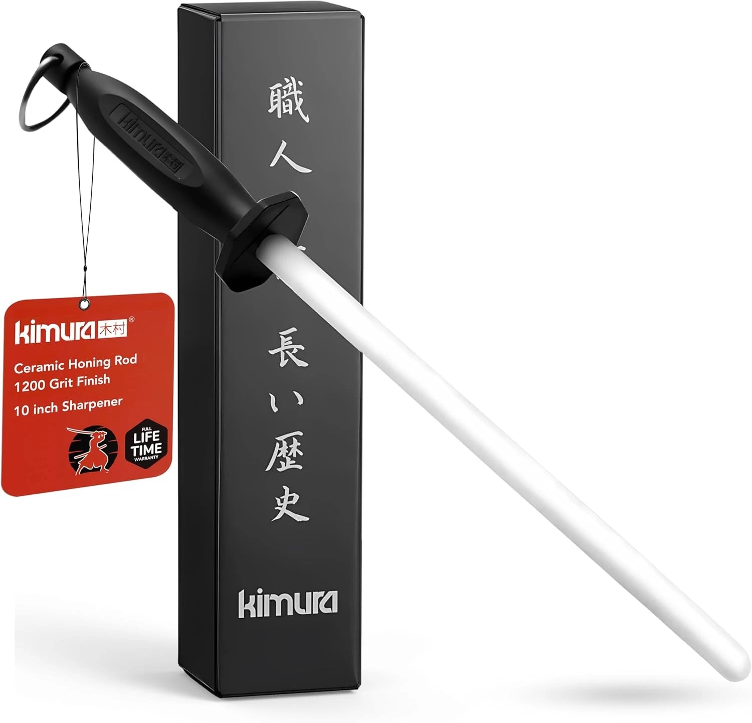 Kimura Professional Ceramic Honing 10 Rod, Sharpening Steel
Opens in a new window or tab