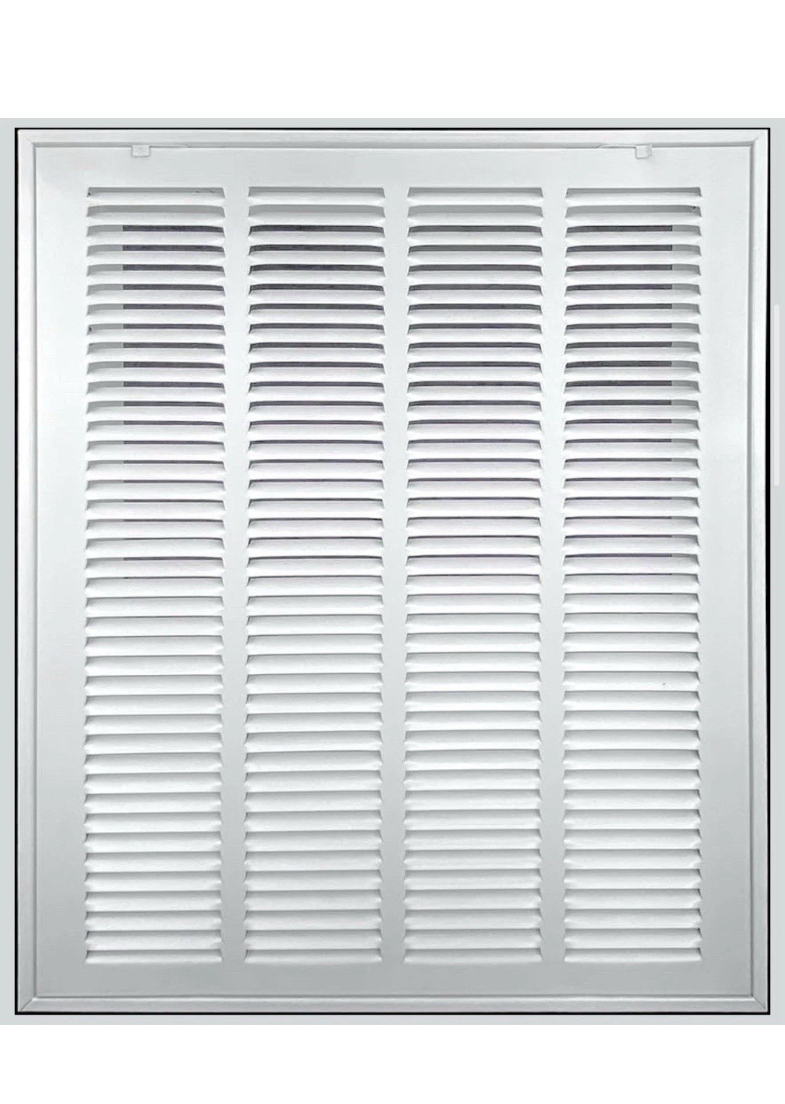 Handua 16x20 Duct Opening Steel Return Air  1” Filter Grille White