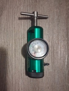 Sunset Brass Integral 50 PSI O2 Regulator, Flow: 0~15  L/Min ~ Model: RES043.