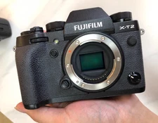 Fujifilm Fuji X-T2 XT2 Black 24.3MP Mirrorless Digital Camera Body Work well