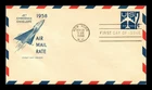 US COVER AIR MAIL 7C JET EMBOSSED ENVELOPE FIRST DAY ISSUE HOUSE OF FARNAM