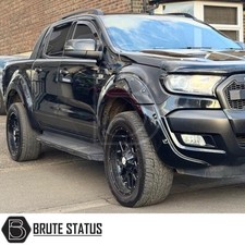Ford Ranger 2016-19 Wide Body Wheel Arches Gloss Black Fender Flares Kit T7