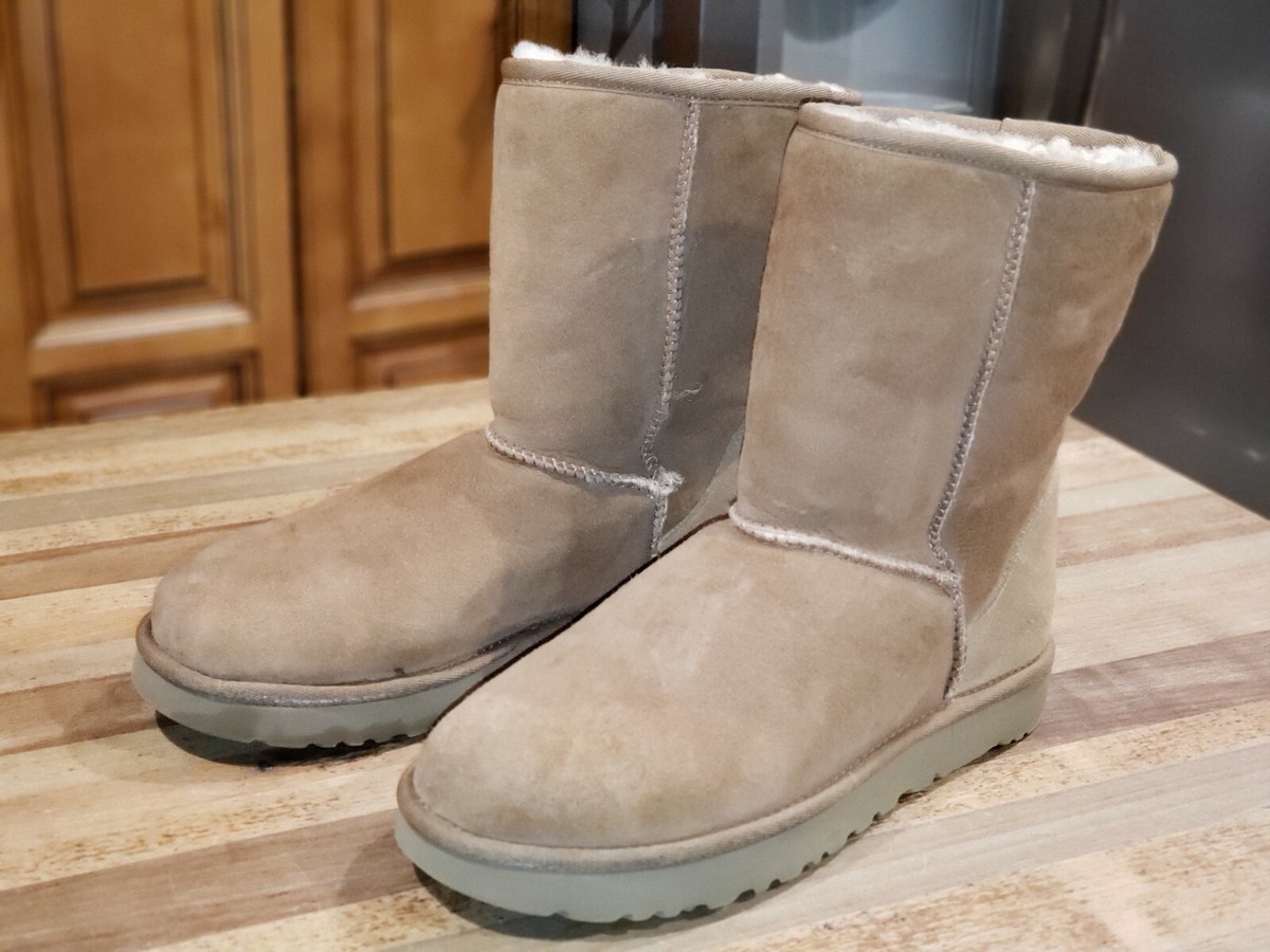 UGG Australia 5825 Womens Classic Mid Calf Boots Suede Sheepskin