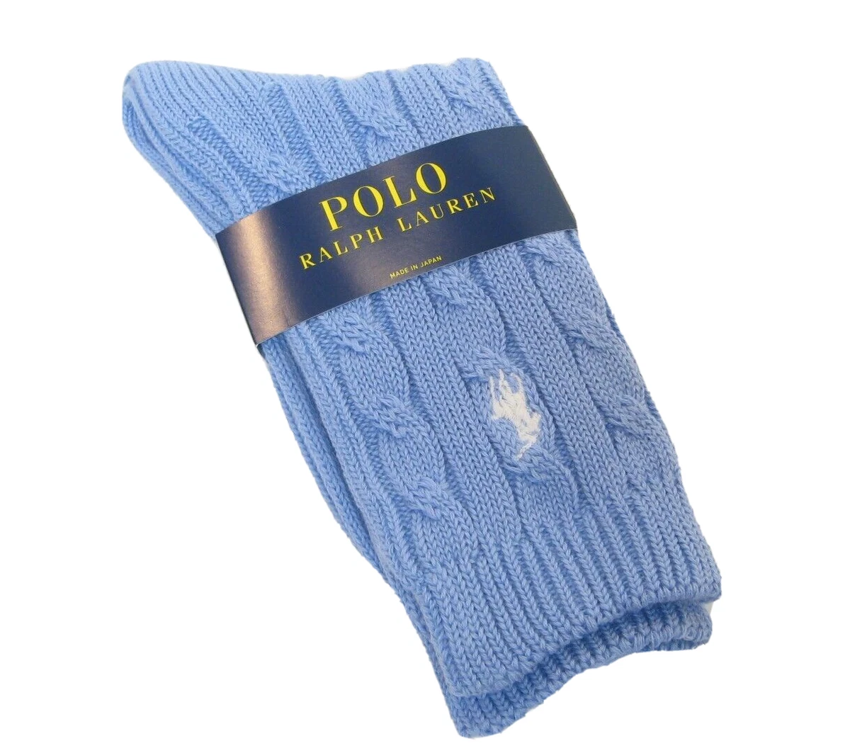 Ralph Lauren Polo Pony Ladies Boot Socks 94 Cotton Sweater Knit