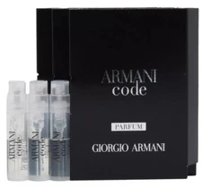 ARMANI CODE PARFUM 0.04 oz FOR MEN by GIORGIO ARMANI (3 Spray), New