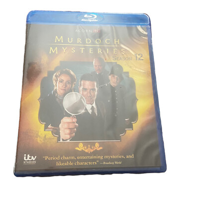 Brand New Sealed Murdoch Mysteries: Season 12 Blu-ray Acorn TV