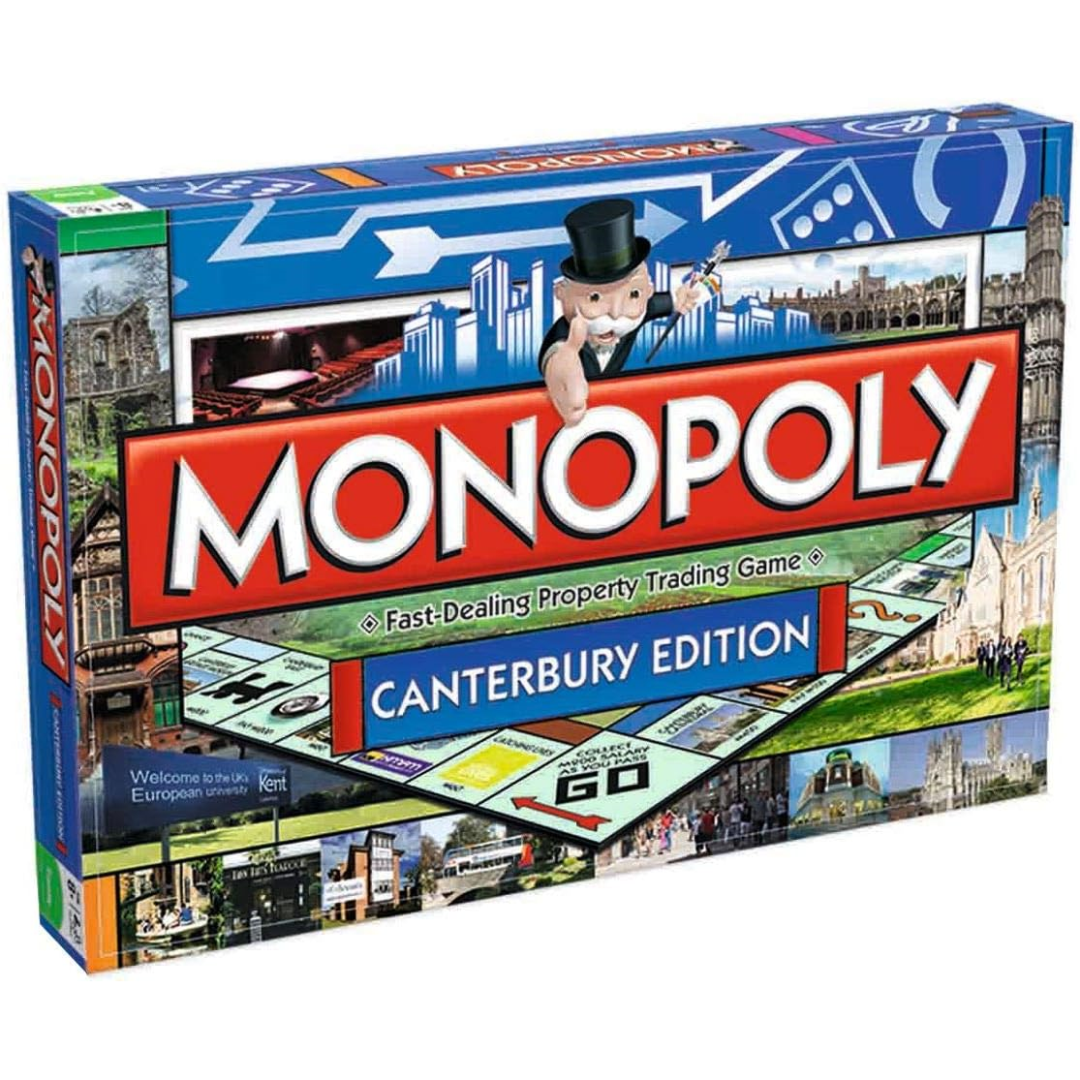 Monopoly Canterbury Edition Board Game Winning Moves
