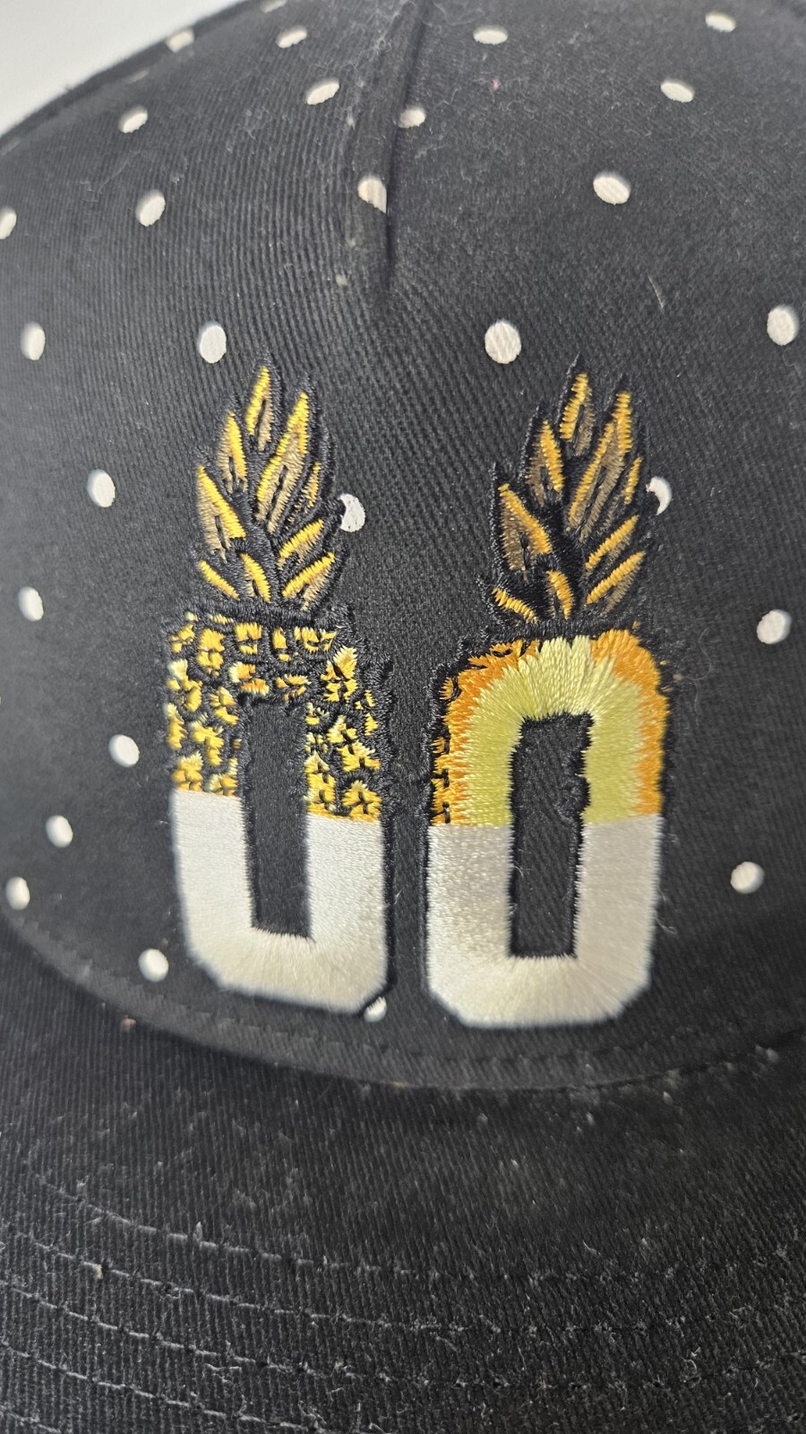 Neff Embroidered Pineapple Double Zero Snapback A… - image 8