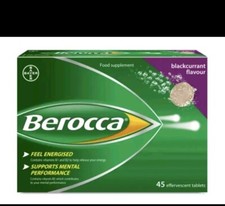 Berocca Blackcurrant Effervescent - 45 Tablets