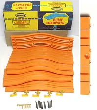 1pc Aurora Model Motoring Slot Car ORANGE BUMP ROADWAY TRACK Lock & Joiner 1512