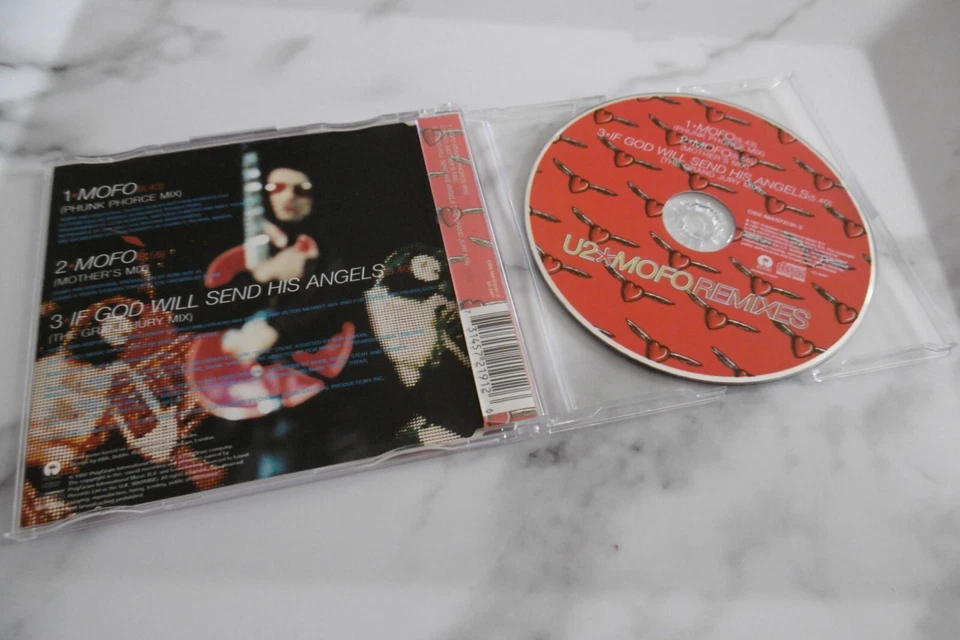 U2 Mofo Remixes 3 Track Cd Single 1997 Lc0407 Island Records - Bild 2 von 2